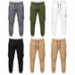 👖😍Casual effen gekleurde cargo joggingbroek voor heren