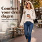 ✨Tijdelijke Favoriet 👚 Dames Casual Geribbelde Gebreide Top met Lange Mouwen – Zacht, Comfortabel & Makkelijk te Combineren