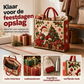 😍🎁Gewatteerde draagtas met kerstthema