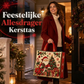 😍🎁Gewatteerde draagtas met kerstthema