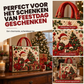 😍🎁Gewatteerde draagtas met kerstthema
