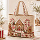 😍🎁Gewatteerde draagtas met kerstthema