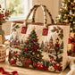 😍🎁Gewatteerde draagtas met kerstthema
