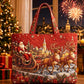 😍🎁Gewatteerde draagtas met kerstthema