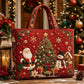 😍🎁Gewatteerde draagtas met kerstthema