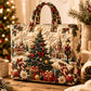 😍🎁Gewatteerde draagtas met kerstthema