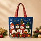 😍🎁Gewatteerde draagtas met kerstthema