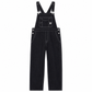 Heren zware katoenen denim overalls, relaxed fit, rechte pijpen tuinbroeken met multifunctionele zakken