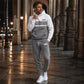 🔥Gratis verzending✈️Heren casual colour-block hoodie en broek set