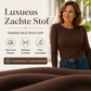 ✨ Tijdloze Basic 🤎 Klassiek Geribd Gebreid Dames Shirt met Ronde Hals – Zacht, Comfortabel & Veelzijdig