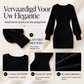 😍Dames V-hals pluizige gebreide minijurk