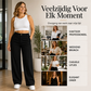 ✨ Tijdloze Favoriet 👖 Dames Hoge Taille Pantalon met Rechte Pijpen – Elegant, Comfortabel & Veelzijdig