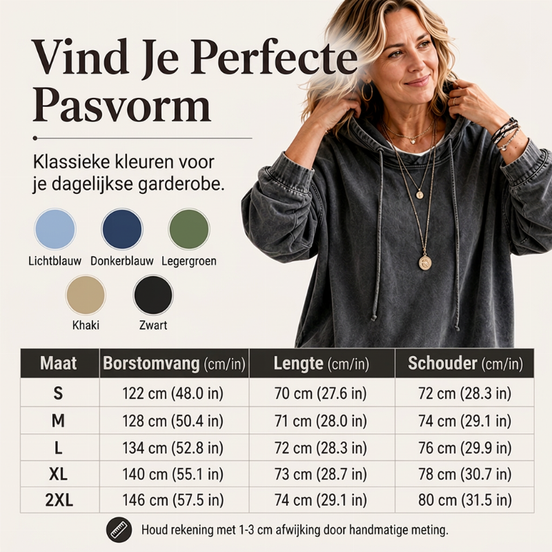 🔥Gratis verzending✈️Casual denimhoodie voor dames
