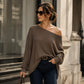 😍Off-shoulder top voor dames met splitzoom