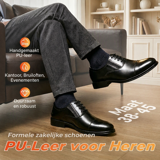 👔👞Heren zakelijke leren herenschoenen formele stijl✨ | Korting nu beschikbaar!