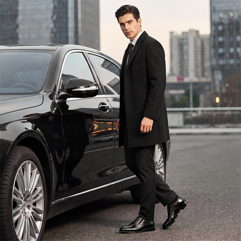 👔👞Heren zakelijke leren herenschoenen formele stijl✨ | Korting nu beschikbaar!