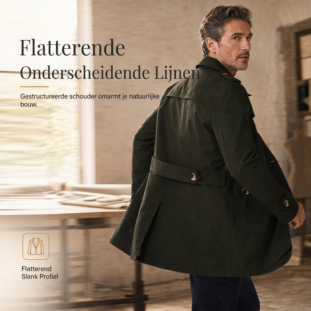 🔥Gratis verzending✈️Casual herenwindjack van puur katoen, werkkleding voor de lente en de herfst