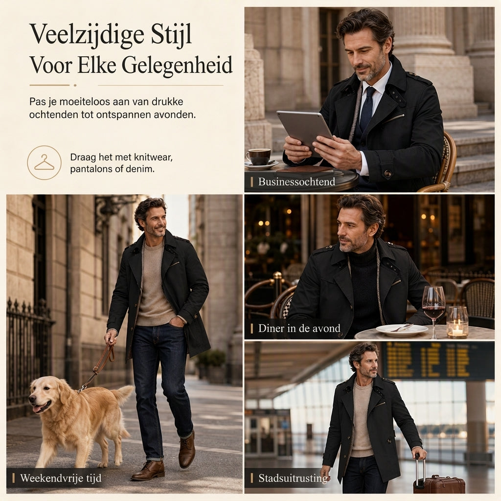🔥Gratis verzending✈️Casual herenwindjack van puur katoen, werkkleding voor de lente en de herfst