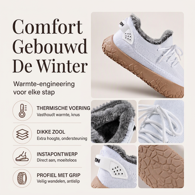 🔥 Vandaag Extra Voordelig - Casuele winterschoenen met pluche voering voor dames ✨ pluche voering warm casual model dagelijks gebruik