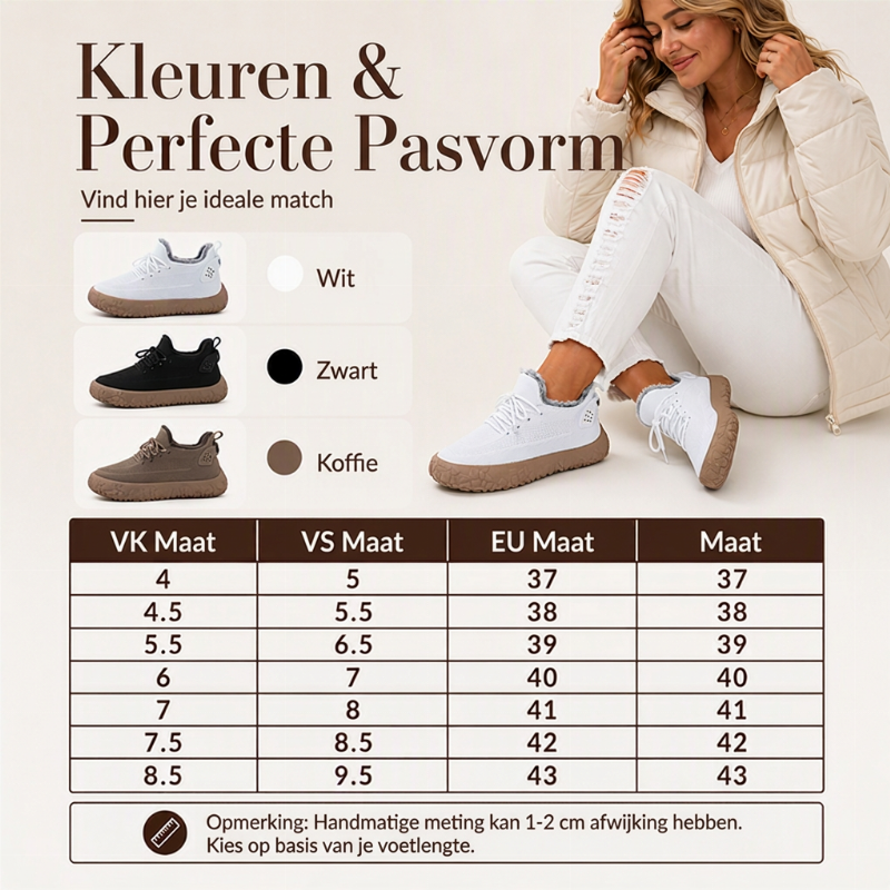 🔥 Vandaag Extra Voordelig - Casuele winterschoenen met pluche voering voor dames ✨ pluche voering warm casual model dagelijks gebruik