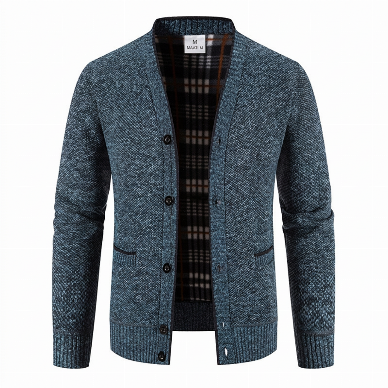 🔥 Vandaag Extra Voordelig - Heren casual vest met knopen en breisel ✨ breisel stof knopen mouwloos laagjeslook