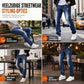 🔥Gratis verzending✈️Heren stretch slim fit jeans met scheuren