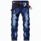 🔥Gratis verzending✈️Heren stretch slim fit jeans met scheuren