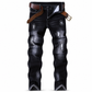 🔥Gratis verzending✈️Heren stretch slim fit jeans met scheuren