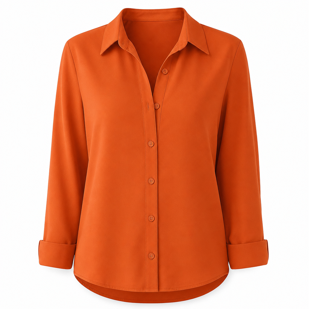 Stijlvolle casual damesblouse met lange mouwen en knoopsluiting ✨ knoopsluiting lange mouwen casual basismodel
