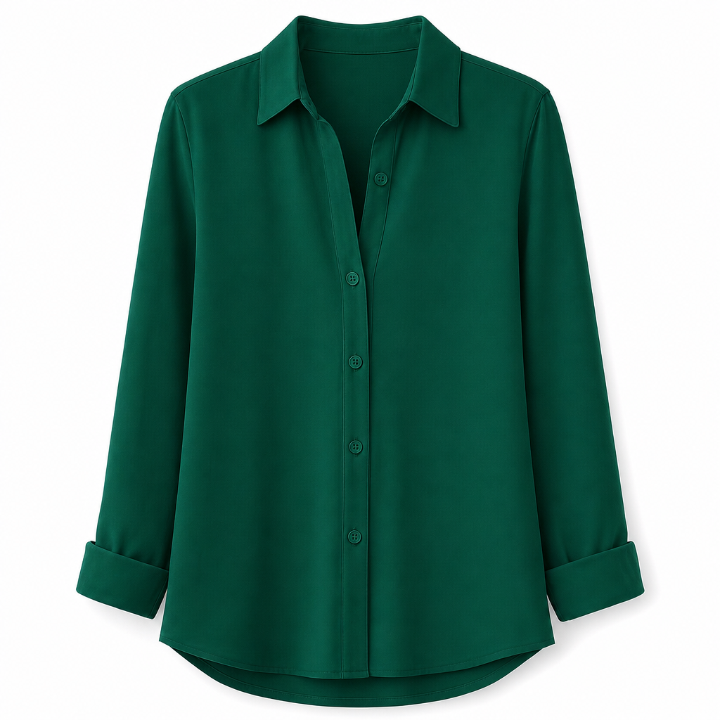 Stijlvolle casual damesblouse met lange mouwen en knoopsluiting ✨ knoopsluiting lange mouwen casual basismodel