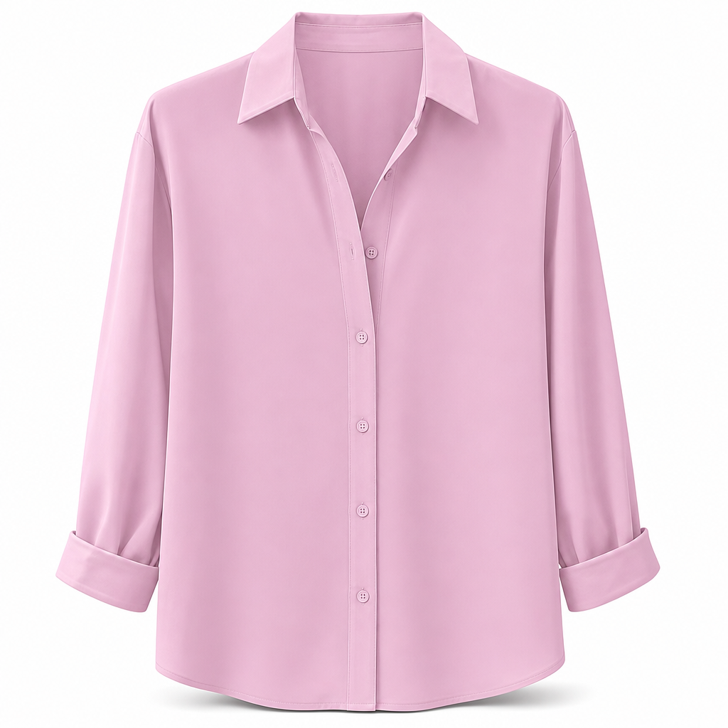 Stijlvolle casual damesblouse met lange mouwen en knoopsluiting ✨ knoopsluiting lange mouwen casual basismodel