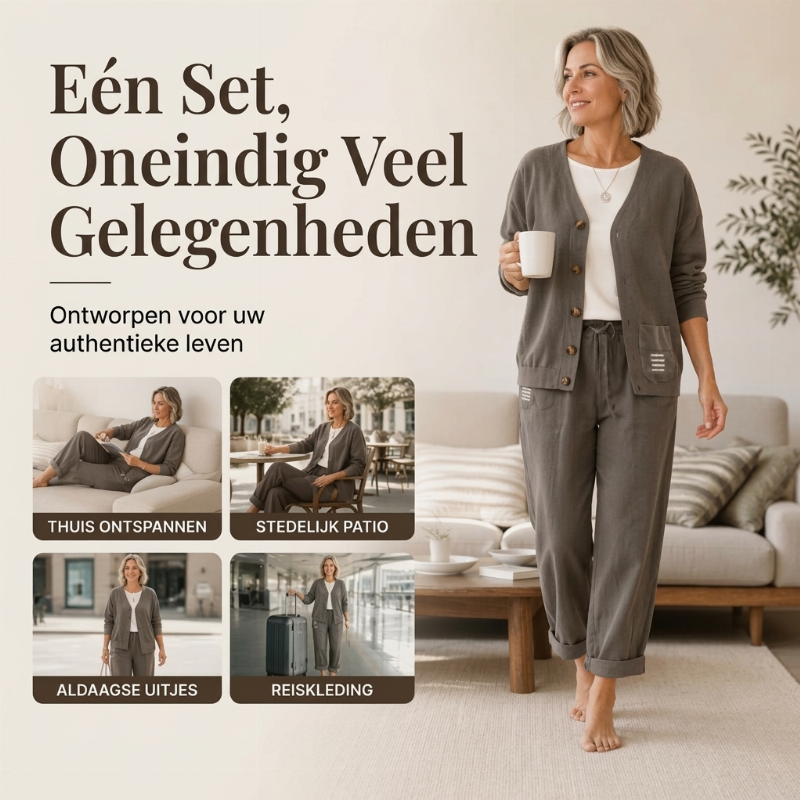 🔥Gratis verzending✈️Vrouwen casual corduroy 2-delige set