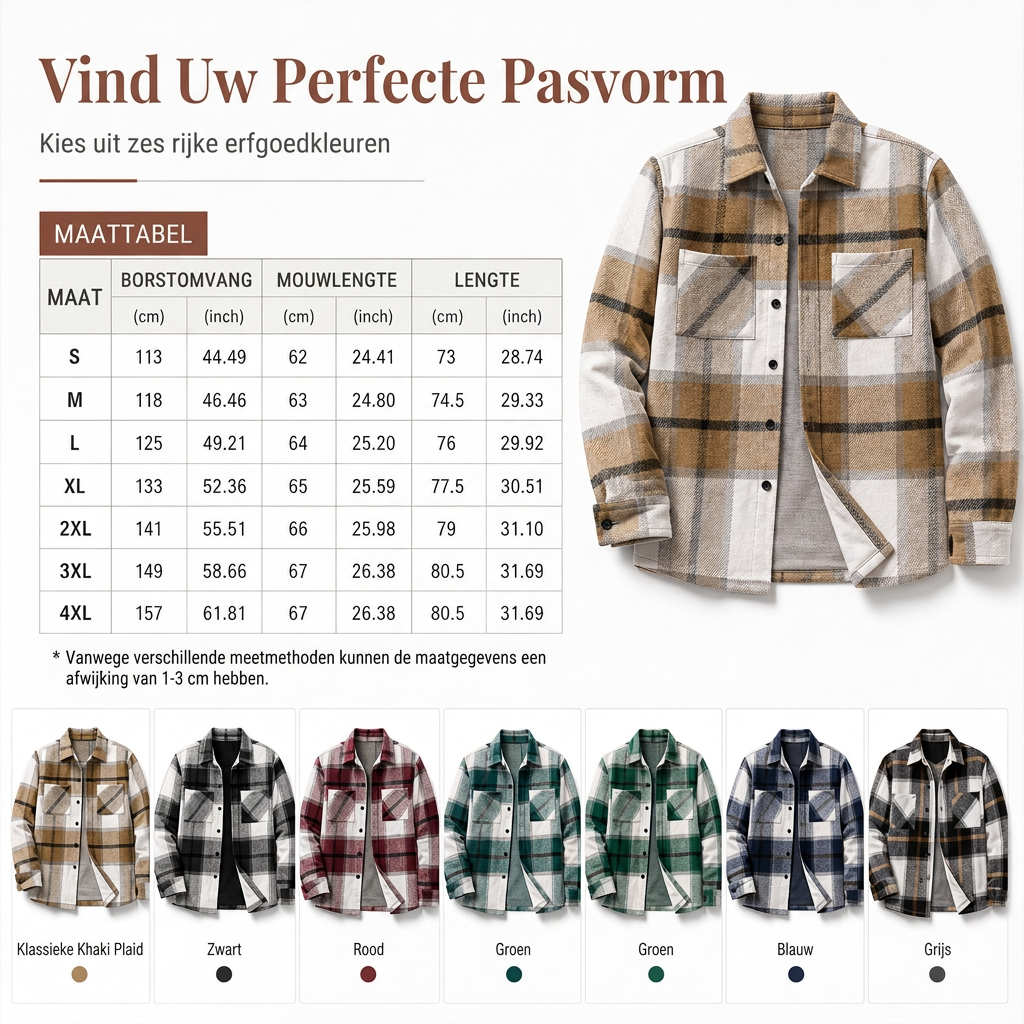 🟫👔 Casual geruit flanellen overhemd voor heren ✨ Zacht & comfortabel! 🎉