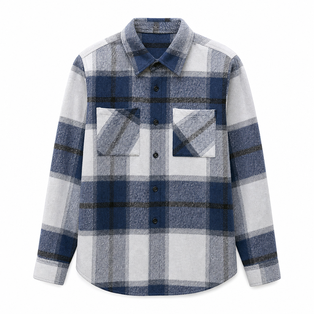 🟫👔 Casual geruit flanellen overhemd voor heren ✨ Zacht & comfortabel! 🎉