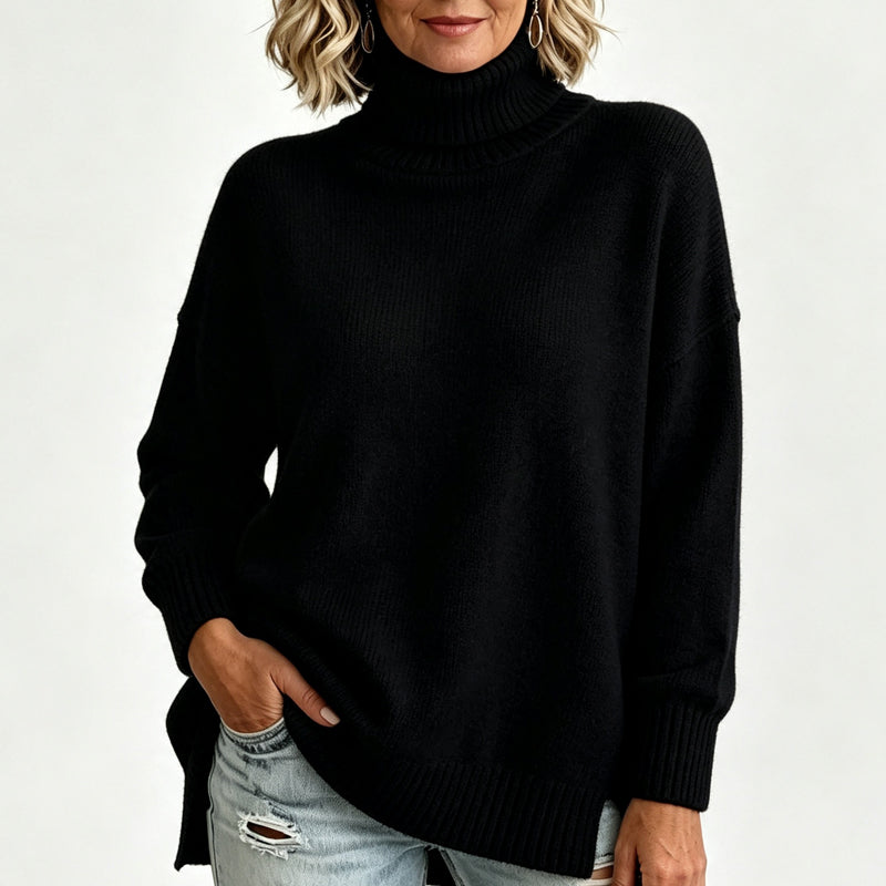 🔥Gratis verzending✈️Dames gebreide coltrui met losse pasvorm