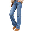 🔥 50% KORTING ✨ Dames Hoge Taille Stretch Jeans 👖 Casual Slim Fit Denim met Comfortabele Pasvorm