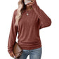 ✨ Nieuwe Collectie — Dames casual losvallende rondhals trui met batwing‑mouwen ✨ comfortabel passend voor dagelijks uitje en vrije tijd