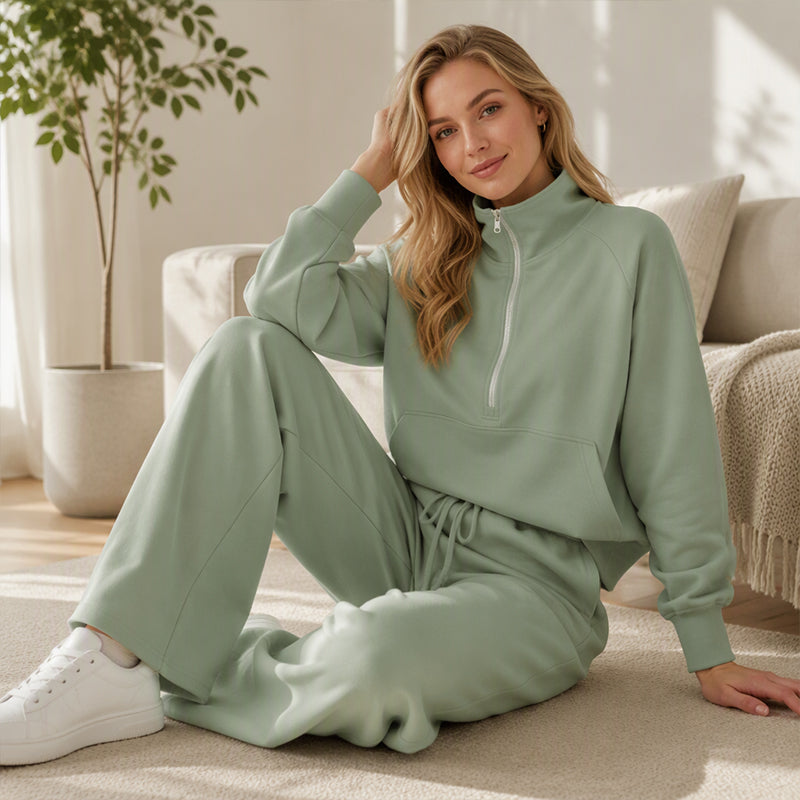 ✨ Comfort Favoriet 🤍 Dames Loungewear Set met Relaxed Pasvorm – Zacht, Casual & Perfect voor Elke Dag