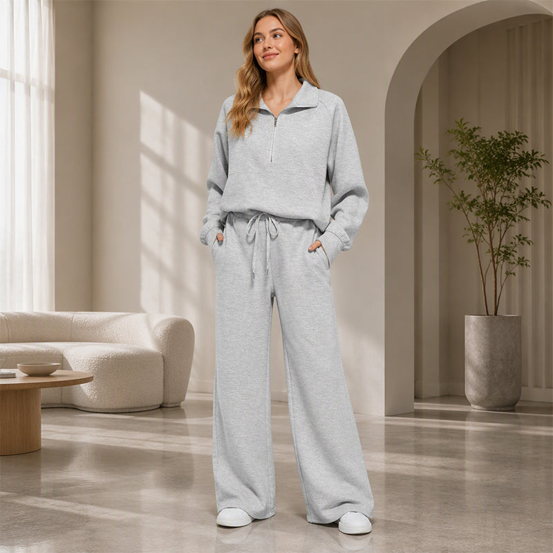 ✨ Comfort Favoriet 🤍 Dames Loungewear Set met Relaxed Pasvorm – Zacht, Casual & Perfect voor Elke Dag