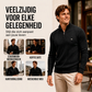 🔥Gratis verzending✈️Casual heren gebreide trui met mockhals en halve rits