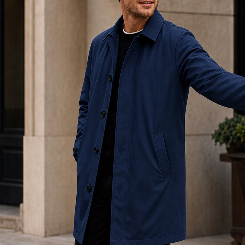 🔥Gratis verzending✈️Waterafstotende gewatteerde trenchcoat voor heren