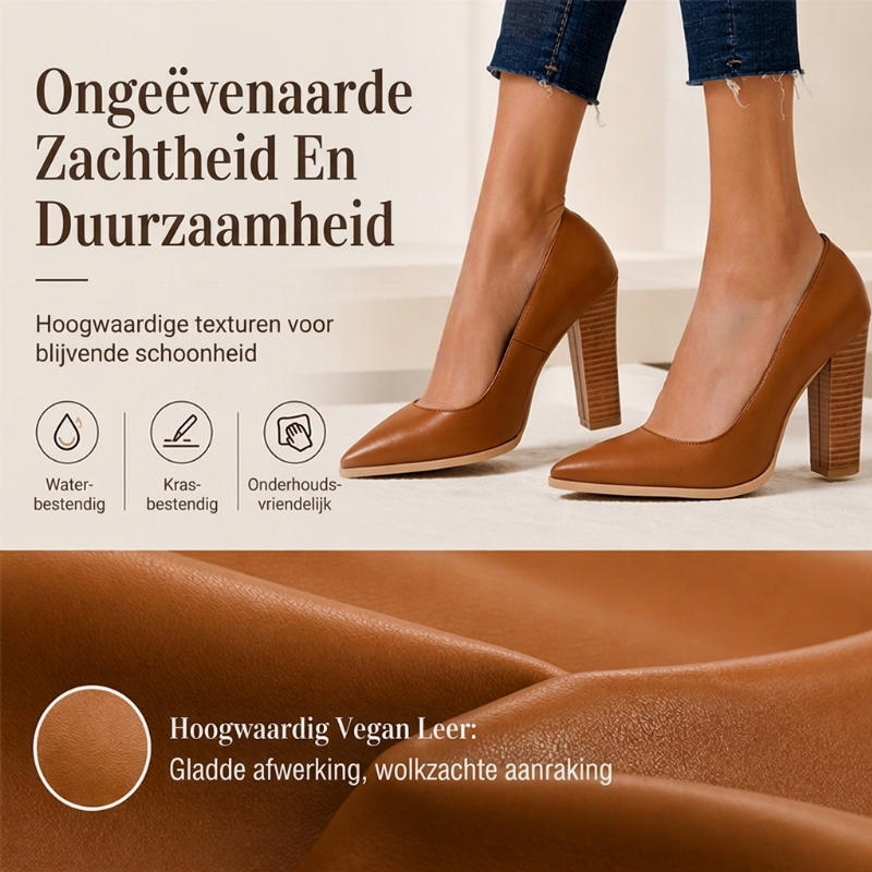 ✨ Exclusieve Deal 👠 Dames Pumps met Puntige Neus & Hoge Blokhak 💎 Elegante Schoenen voor Een Chique Look