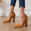 ✨ Exclusieve Deal 👠 Dames Pumps met Puntige Neus & Hoge Blokhak 💎 Elegante Schoenen voor Een Chique Look