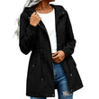 🔥Gratis verzending✈️Dames windjack met capuchon en halflange lengte