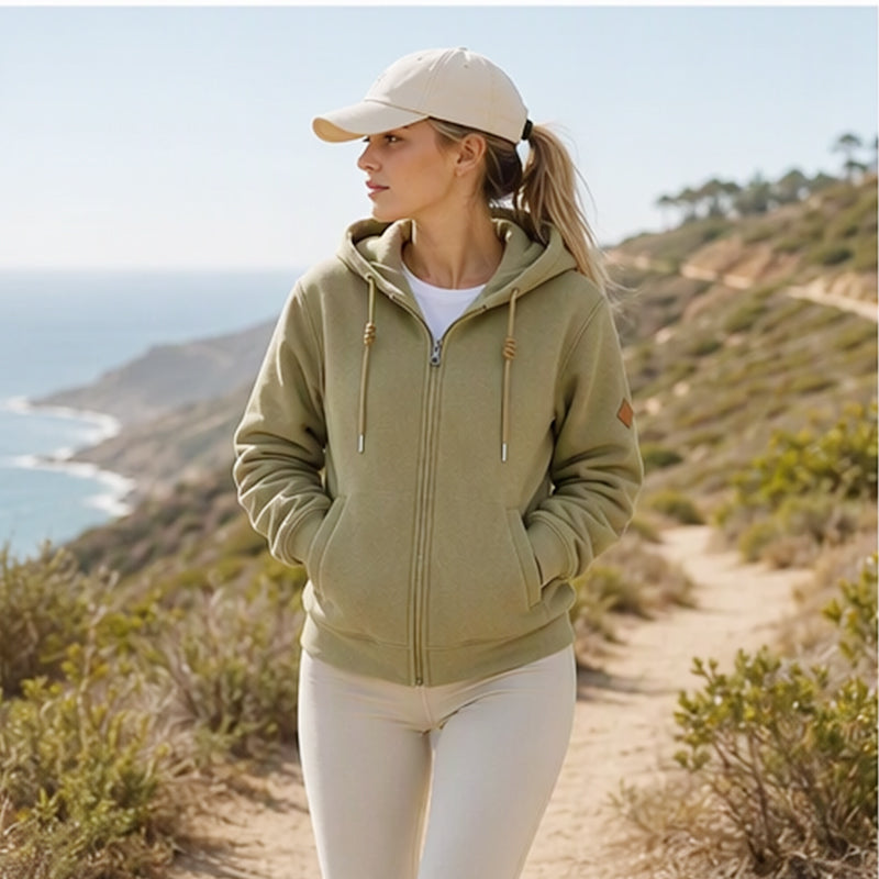 🔥Gratis verzending✈️Unisex Ultra-Warme Sherpa Hoodie – Zacht behaaglijk trui voor koude herfst & winterdagen