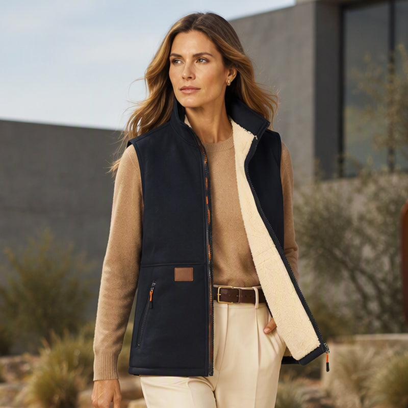 ❄️🧥 Thermisch wintervest voor dames met staande kraag ✨ Warm & lichtgewicht! 🎁