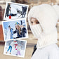 ❄️ Winter Deal ✨ Dames Gebreide 3-in-1 Muts Sjaal Masker – Warme Gezichtsbedekking voor Koude Dagen