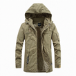 🔥Gratis verzending✈️Herenjas met capuchon, van plush gevoerd, utility-stijl