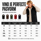 Unisex Winter Vest met Pluche Voering voor Warmte