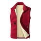 Unisex Winter Vest met Pluche Voering voor Warmte